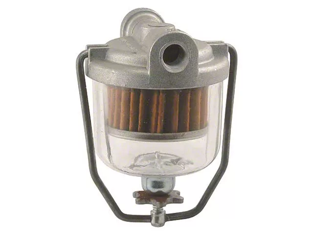 1955-1959 Ford Thunderbird In-Line Fuel Filter with Glass Bowl, 352 V8