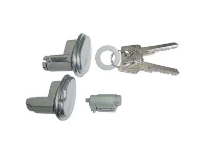 Door and Ignition Lock Set with Keys (55-60 Thunderbird)