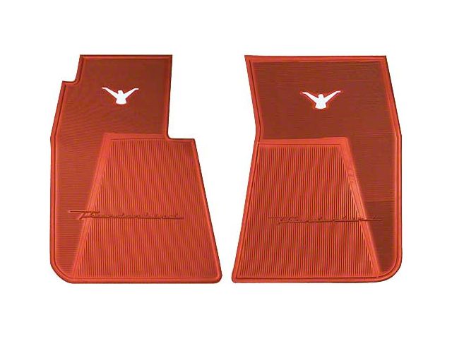 1955-1960 Thunderbird Rubber Front Floor Mats with T-Bird Script