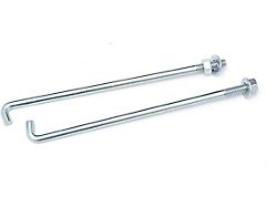 1955-1961 Corvette Battery Retainer Hold Down Bolt Kit Stainless Steel (Convertible)