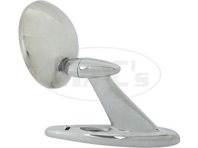 1955-1964 Ford Thunderbird 1-Hole Base Type Outside Rear View Mirror, Left or Right