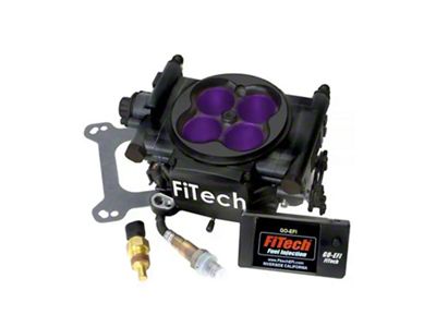 1955-1966 Ford Thunderbird FiTech MeanStreet Fuel Injection 800 HP Kit, Matte Black