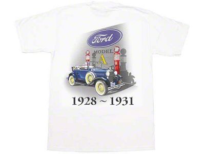 1955-1966 Ford Thunderbird MAC Wear T-shirt, 1928-1931 Model A, Choose Your Size