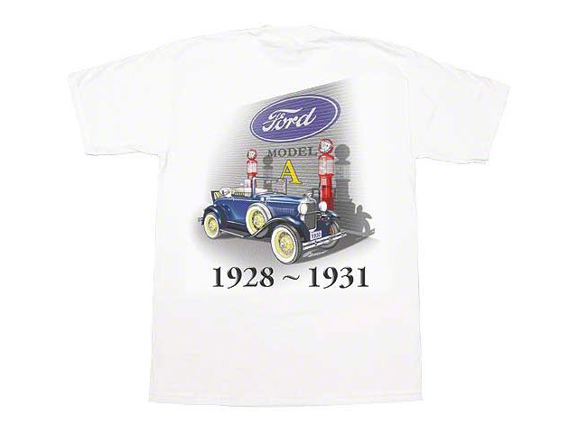 1955-1966 Ford Thunderbird MAC Wear T-shirt, 1928-1931 Model A, Choose Your Size