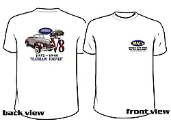 1955-1966 Ford Thunderbird MAC Wear T-shirt, 1932-1948 Ford V8 Flatheads Forever, Choose Your Size