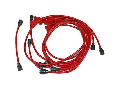 1955-1974 Corvette Spark Plug Wires Small Block Red Spiro-Pro Taylor