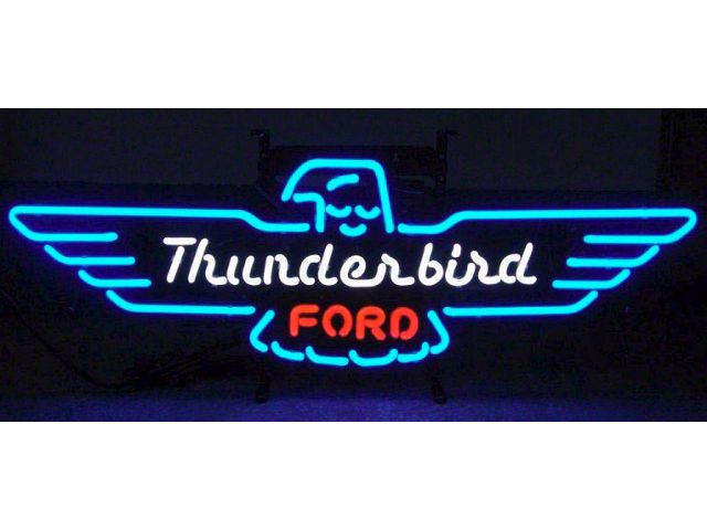 1955-1979 Ford Thunderbird Neon Sign, Design
