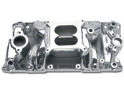 1955-1981 Corvette Edelbrock 75011 Polished Chevy Small Block RPM Air-Gap Manifold