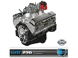 BluePrint Engines Small Block Chevy 396 C.I. 491 HP Base Dressed Carbureted Crate Engine