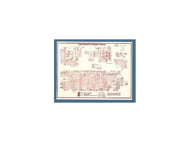 1955-1982 Corvette Lectric Limited Laminated Wiring Diagram