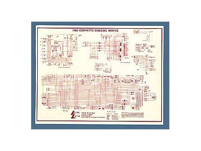 1955-1982 Corvette Lectric Limited Laminated Wiring Diagram