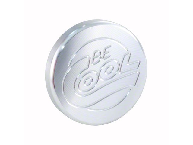 1955-1989 Corvette Be Cool Radiator Cap Round With Natural Finish