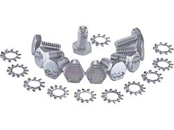1955-1991 Corvette Timing Cover Bolt Kit Chrome 