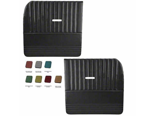 19552nd -1959 Chevy-GMC Truck TMI Sport Door Panels With Houndstooth Insert, Molded