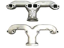 1955-57 Chevy Exhaust Manifolds, Cast Iron, Ram Horn Style