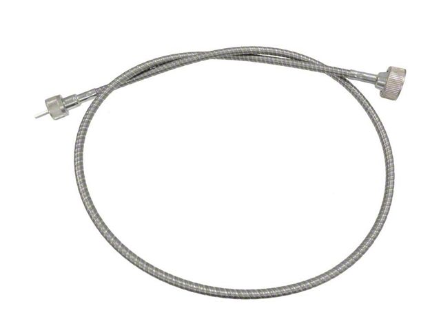 1955-57 Corvette Tachometer Cable, Steel Case, 39-1/2