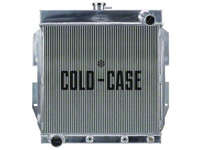 1955-57 Ford Thunderbird Cold Case Aluminum Radiator, Big 2 Row