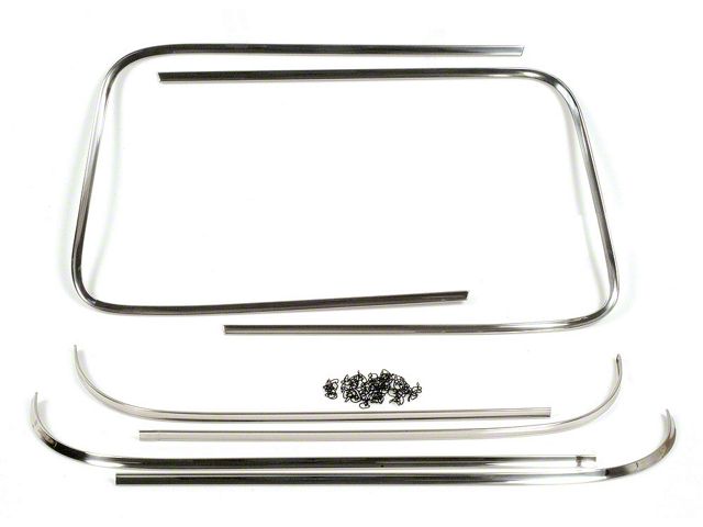 1955-59 Chevy Truck Cab And Window Molding Kit For Deluxe Cab