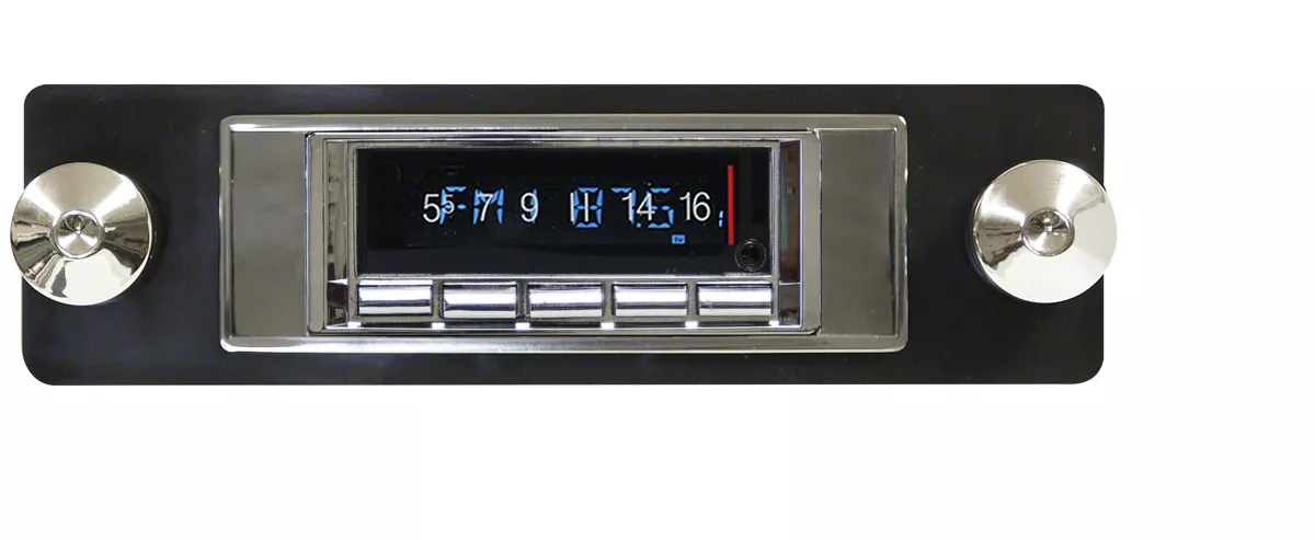 Custom Autosound Ecklers USA-740 Series Radio; Chrome CAM-VECH-5