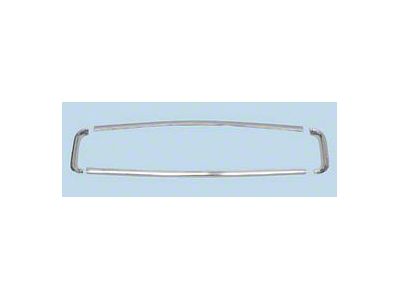 Grille Moulding Set; Chrome (1955 150, 210, Bel Air, Nomad)
