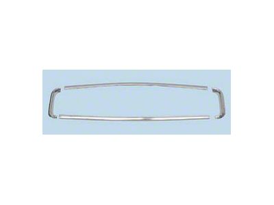 Grille Moulding Set; Chrome (1955 150, 210, Bel Air, Nomad)