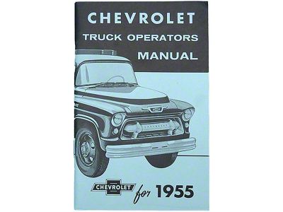 1955 2nd Series Chevy Truck Owners Manual