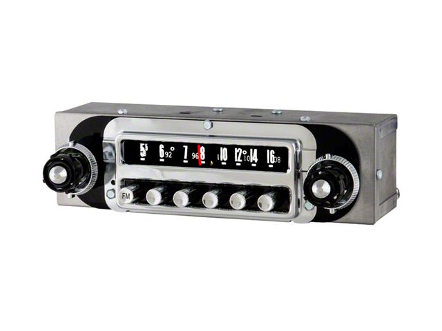 1955 Ford Thunderbird AM/FM Reproduction Radio with Bluetooth, 180 Watts