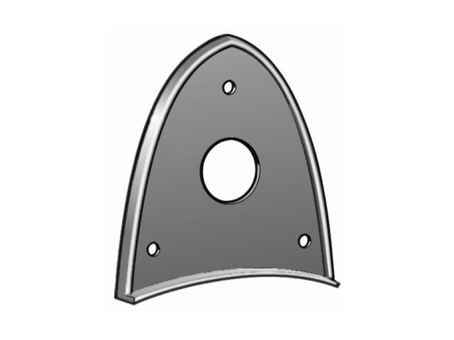 1955 Ford Thunderbird Blank Off Plate Pad, For Vehicles Without Backup Lights