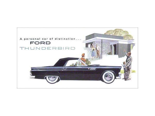 1955 Ford T Bird Sales Brochure