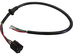 Headlight Socket Wire, Braided, Full Length Ground, With Grommet, 27 Long (1955 Ford Thunderbird)