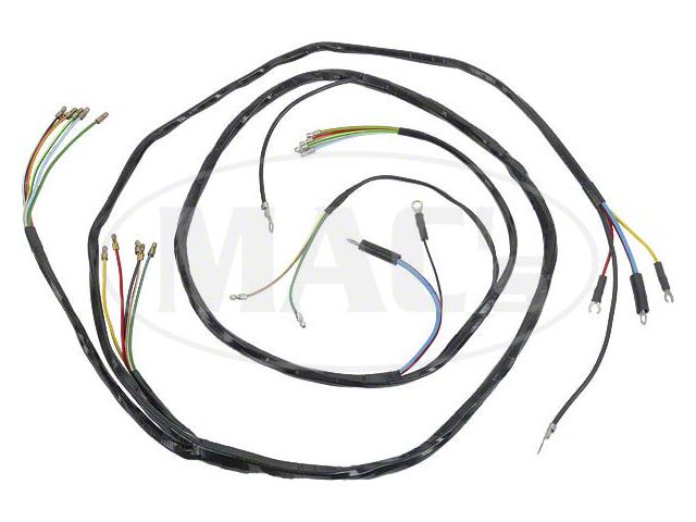 1955 Ford Thunderbird Power Window & Power Seat Wires, Left, PVC Wire, 23 Terminals