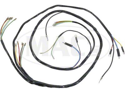 1955 Ford Thunderbird Power Window & Power Seat Wires, Left, PVC Wire, 23 Terminals
