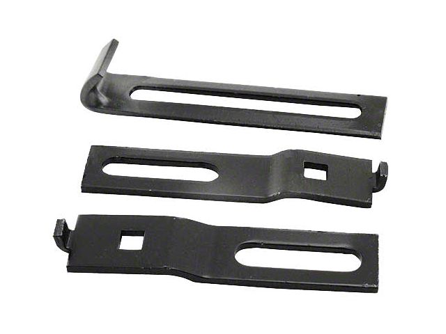 1955 Ford Thunderbird Rear License Plate Holder Set, 3 Pieces