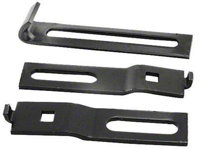1955 Ford Thunderbird Rear License Plate Holder Set, 3 Pieces