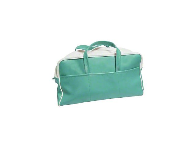 1955 Ford Thunderbird Tote Bag, Green & White