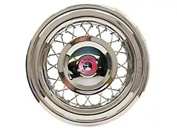 Wire Wheel Cover Set/ For 4 Wheels/ T-bird & Ford