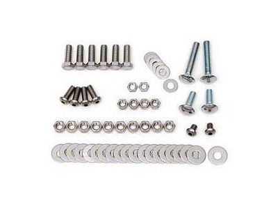 1955 Rear Bumper Stainless Steel Bolt, Hardware Kit