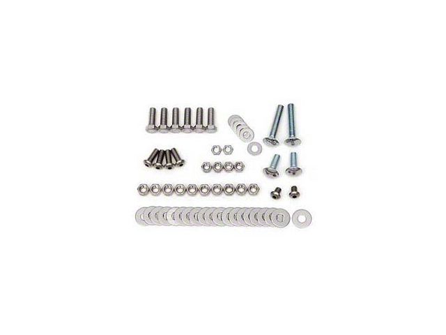 1955 Rear Bumper Stainless Steel Bolt, Hardware Kit