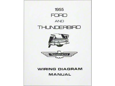 1955 Thunderbird Wiring Diagram Manual, 8 Pages