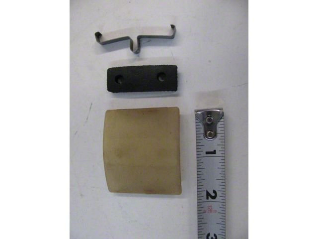 1956-1957 Chevy 4-Door Hardtop Rear Window Anti-Rattle Pad For Front Guide Assembly, Used
