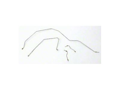 Brake Line Set,Frt,w/Std Factory Brakes,56-57