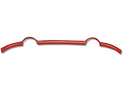 1956-1957 Corvette Dash Rail Cover Front Red (Convertible)