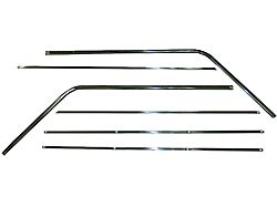 1956-1957 Corvette Door Trim Molding Set (Convertible)