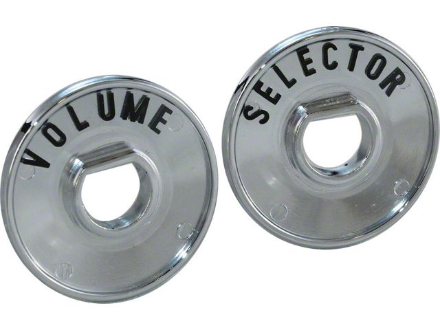 1956-1957 Corvette Radio Indicator Bezels (Convertible)