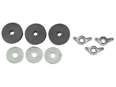 1956-1957 Ford Thunderbird Battery Hold Down Nut & Washer Set, For Group 32N Battery