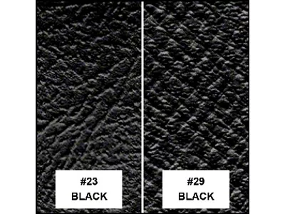1956-1957 Ford Thunderbird Convertible Top, Black Vinyl With Black Interior