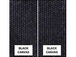 1956-1957 Ford Thunderbird Convertible Top, Stay Fast Black With Black Interior