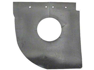 1956-1957 Ford Thunderbird Front Fender Splash Shield, Upper Rear, Right Or Left