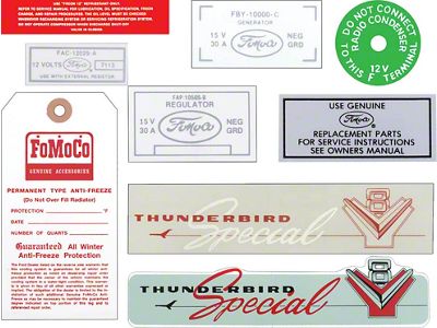 Decal Kit-tbird Special-ac