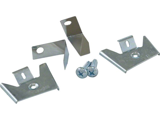 Door Top Molding Cap Mounting Kit, 1956-1958Early (Convertible)